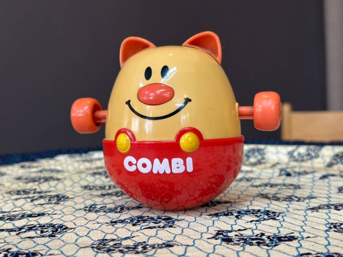 昭和レトロ COMBI ローリーくまさん  おきあがりこぼし  ヴィンテージ サウンドOK 売り切り! 拍卖
