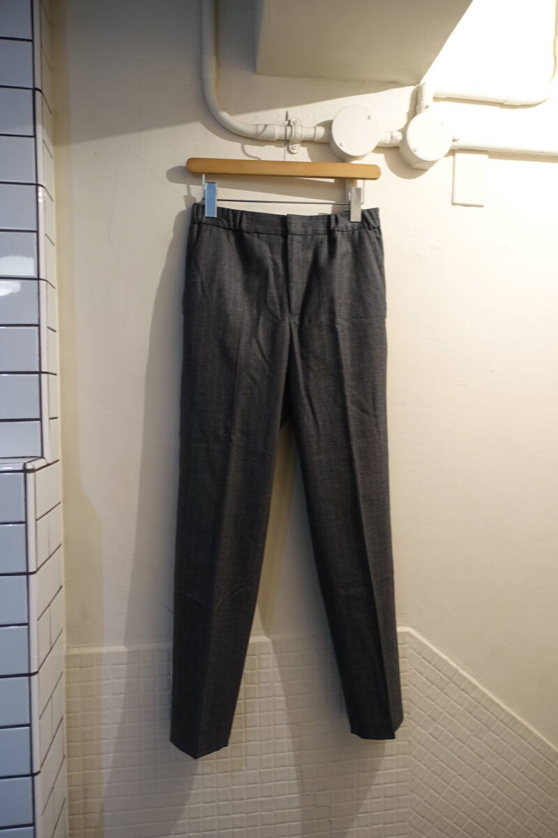 ◎GALERIE VIE GALERIEVIE ギャルリーヴィー パンツ スラックス グレー 23AW サイズ30800円 ストレッチ サイズ36拍卖