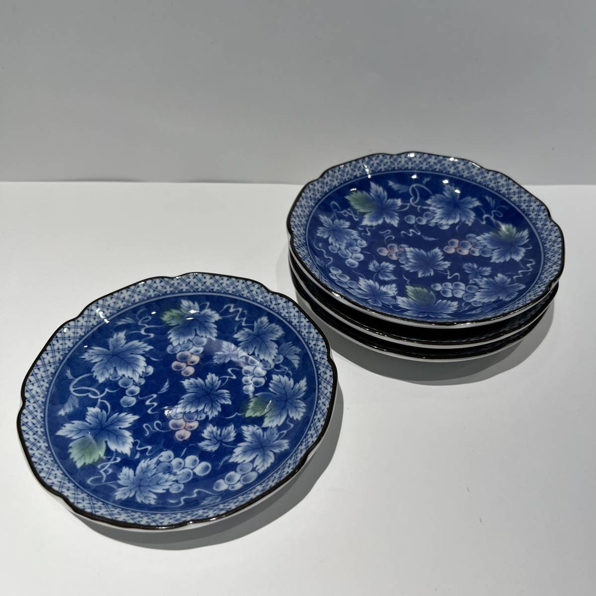 食器 葡萄柄 小皿 4皿セット キッチン用品拍卖