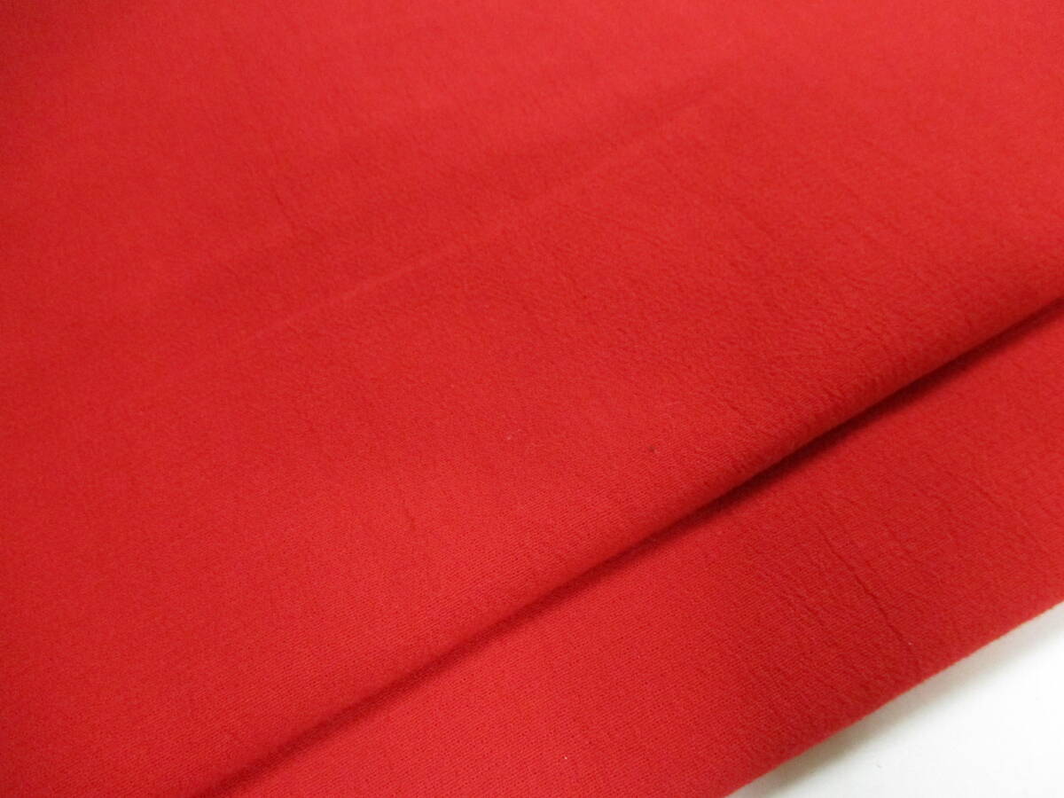 即決SALE!◆生地 布帛タイプ 綿100%生地 赤 100cm巾×2m◆6621◆拍卖