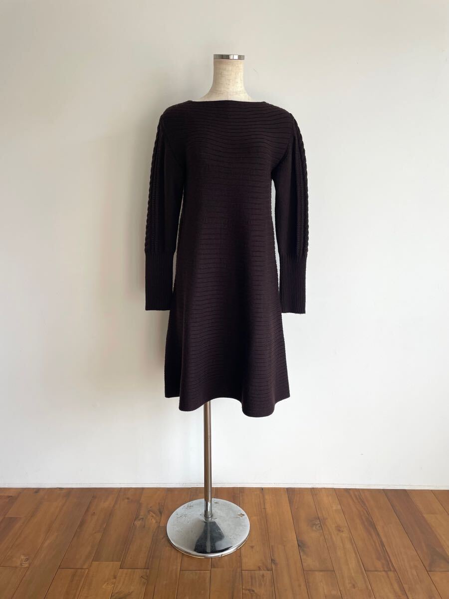 アンティパスト/ANTIPAST/ワンピース/ニット/セーター/ブラウン/長袖/F/ウール/日本製/美品良品拍卖