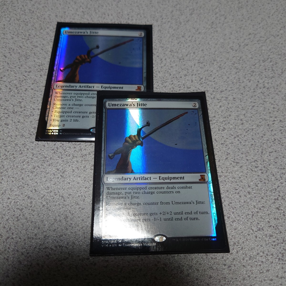 MTG V16 梅澤の十手 英語foil 二枚セット 即決拍卖