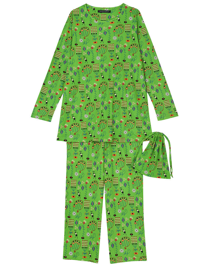 40%OFF 希少 新品 ワコール マタノアツコ LL 絹 シルクニット パジャマ シルク100% 長袖 ロングパンツ 493★拍卖