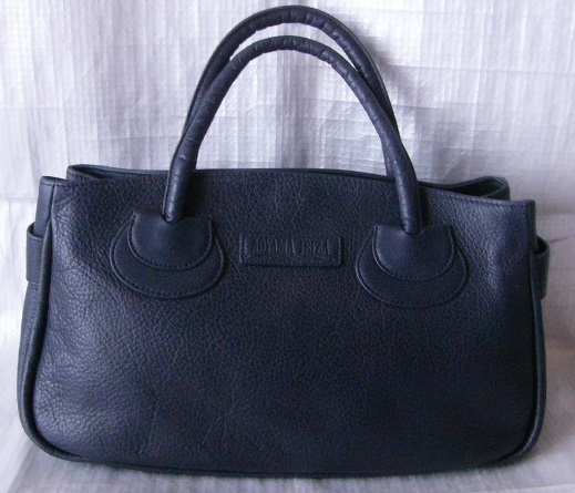 ◆★★★イビザ★AOYAMA IBIZA★革製バッグ①★紺★バッファロー拍卖