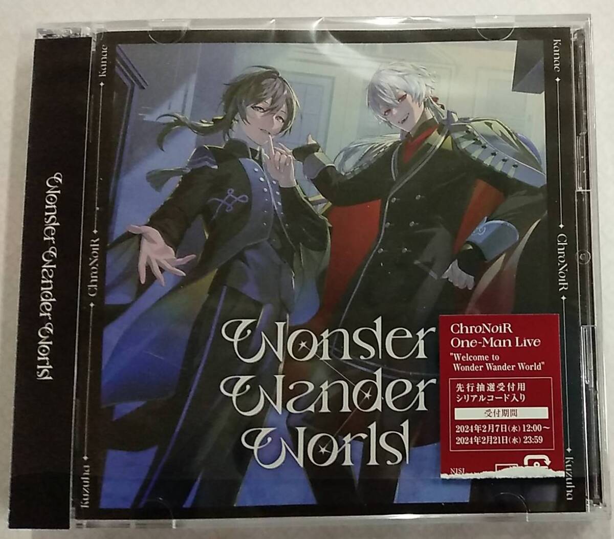 【初回限定盤A】Wonder Wander World【ChroNoiR CD Album アルバム Blu-ray ブルーレイ NIJISANJI にじさんじ Kanae Kuzuha 叶 葛葉 Vtuber拍卖