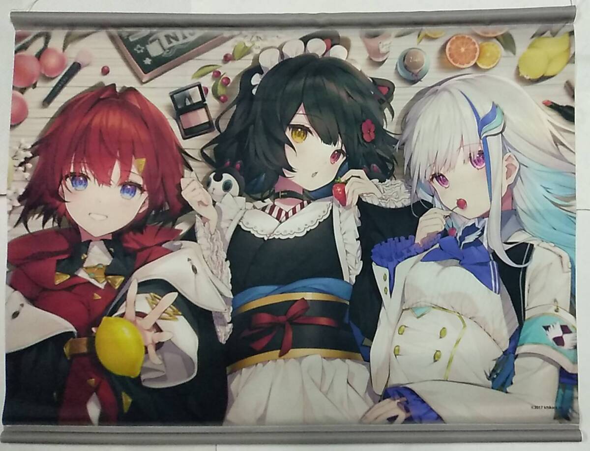 【送料:佐川100】コミックマーケット97 にじさんじ さんばか B2タペストリー【NIJISANJIリゼ・ヘルエスタアンジュ・カトリーナ戌亥とこC97拍卖