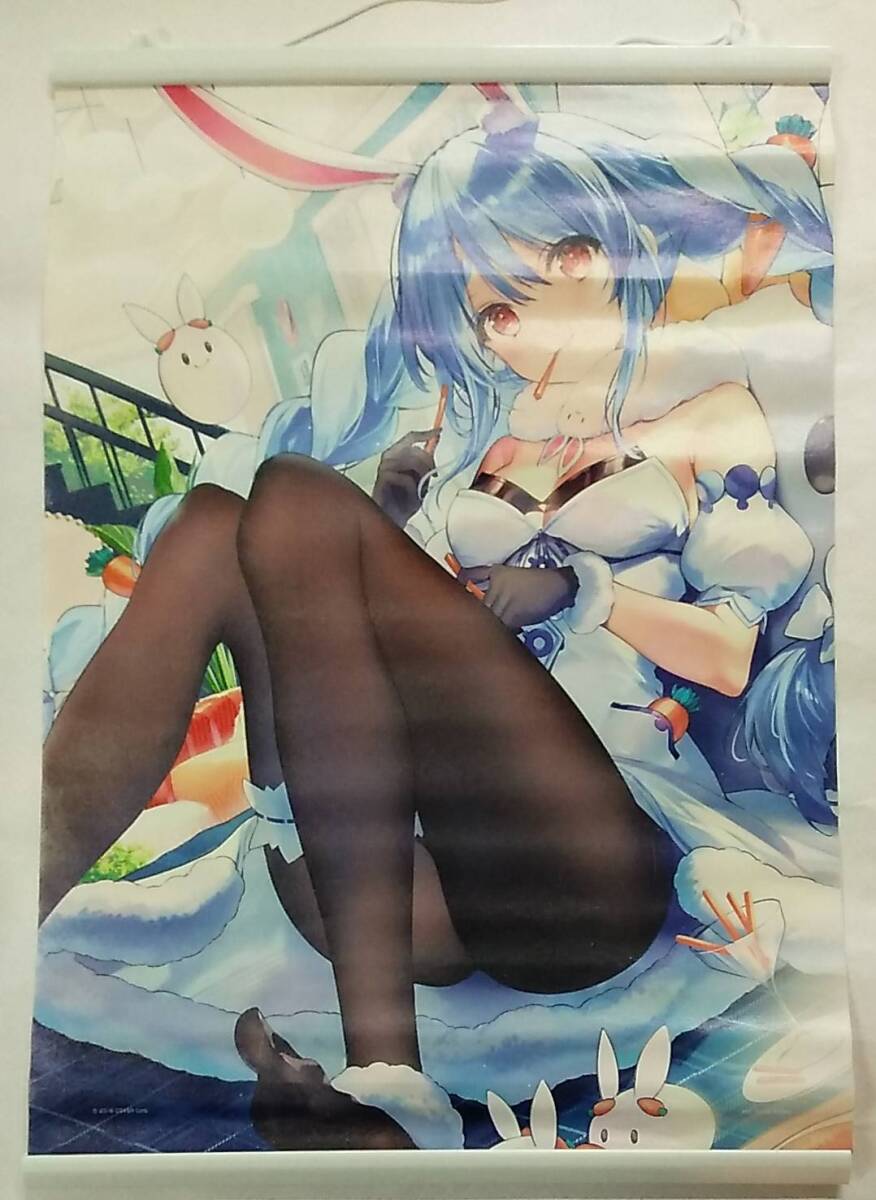 【変色あり.送料:佐川60】一番くじ ホロライブ 兎田ぺこらキャンバス地タペストリー【Ichiban Kuji hololive Canvas Tapestry Usada Pekora拍卖