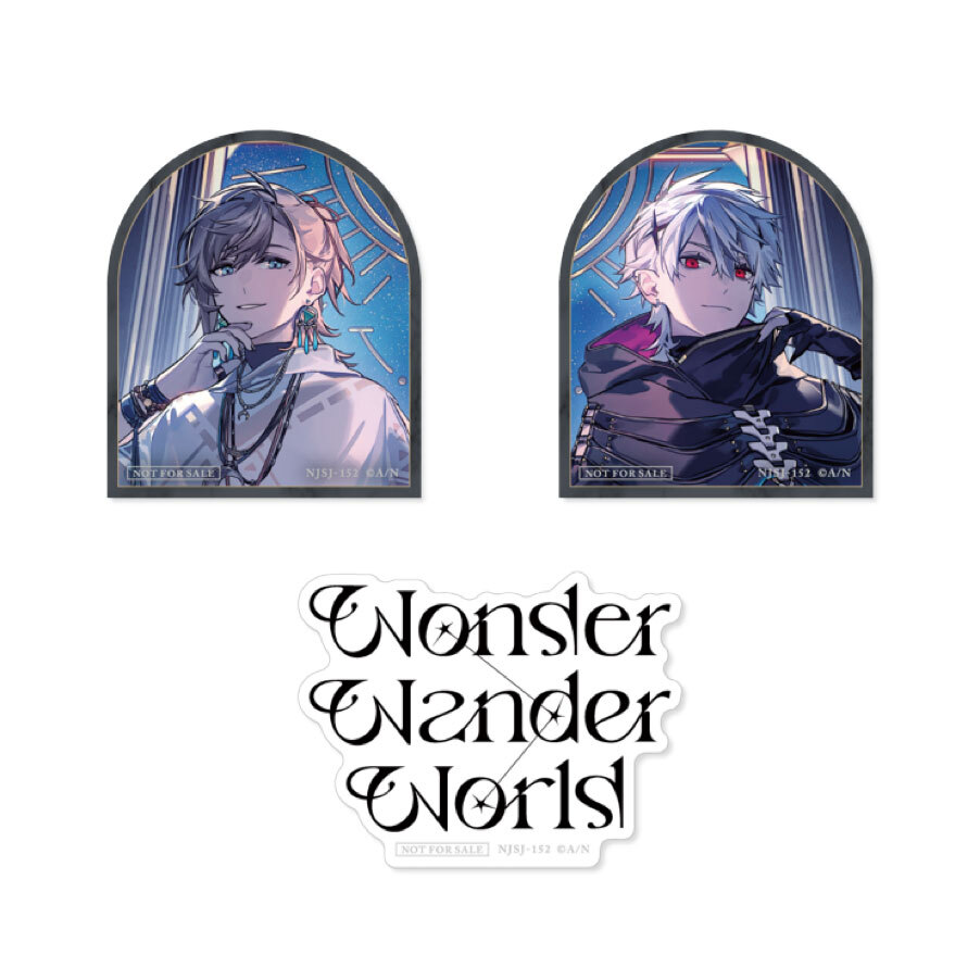 ChroNoiR 2ndフルアルバム 『Wonder Wander World』早期予約特典 ステッカーセット【NIJISANJI Sticker Set Kanae Kuzuhaにじさんじ叶葛葉拍卖