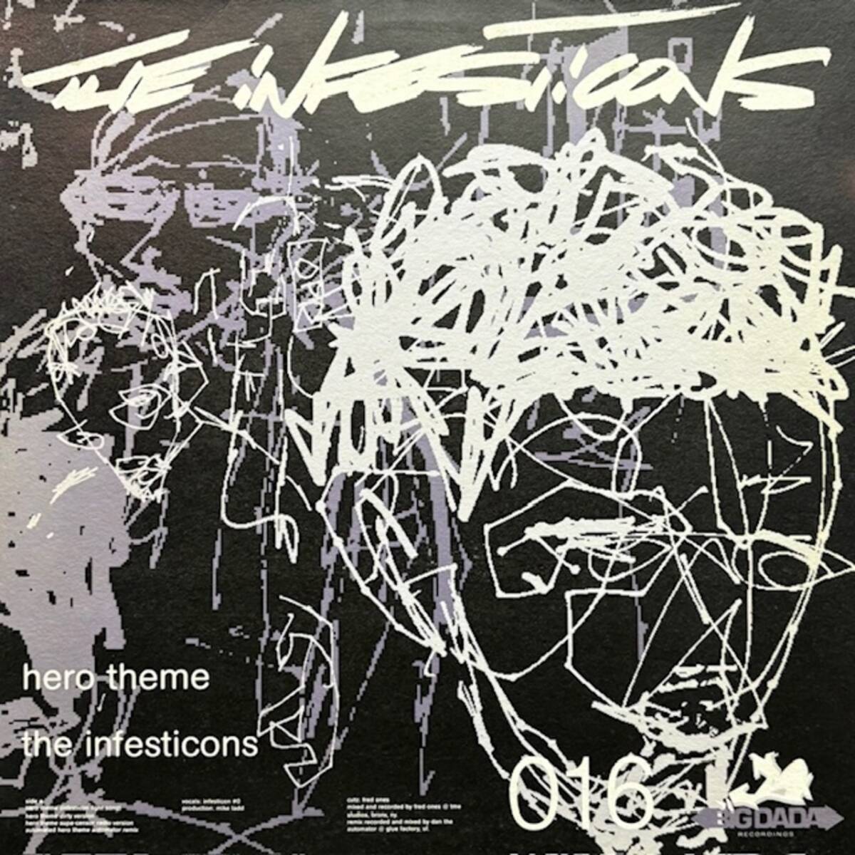 The Infesticons / The Majesticons - Hero Theme(★盤面極上品!)拍卖