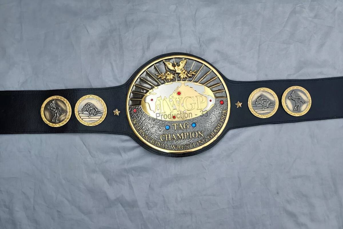海外 限定品 送料込み IWGPタッグ王座 IWGP Tag Team International Grand Prix  チャンピオン 優勝 ベルト 高品質 レプリカ 3拍卖