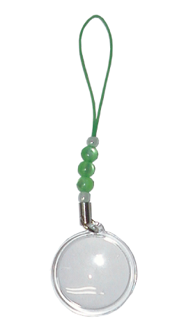 在庫限り ハメパチ 丸型ビーズストラップ(グリーン)1個 処分価格 ⑦拍卖