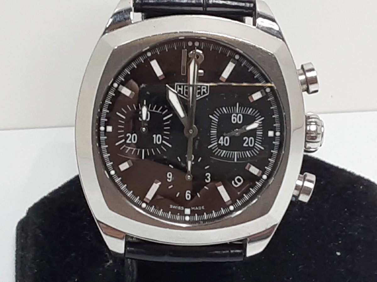 タグホイヤー TAG HEUER モンツァ クロノグラフ デイト 自動巻き メンズ 腕時計 CR2110.FC6161 クッション 【中古】【送料無料】 bt3263拍卖