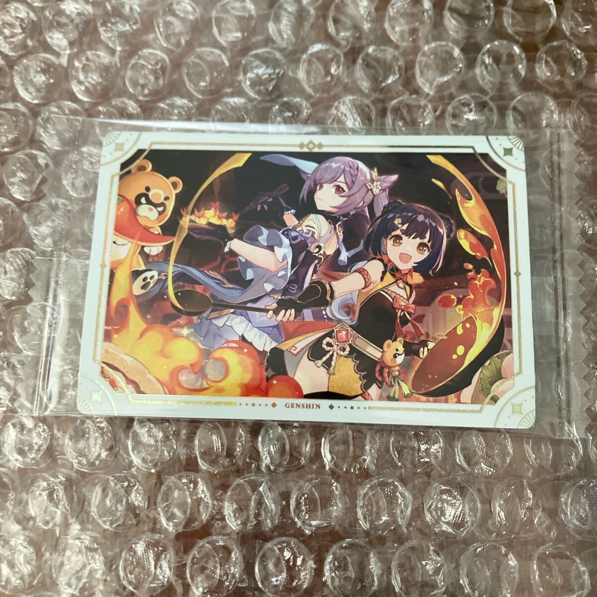 原神 Genshin シール ウエハース V05 刻晴 香菱拍卖