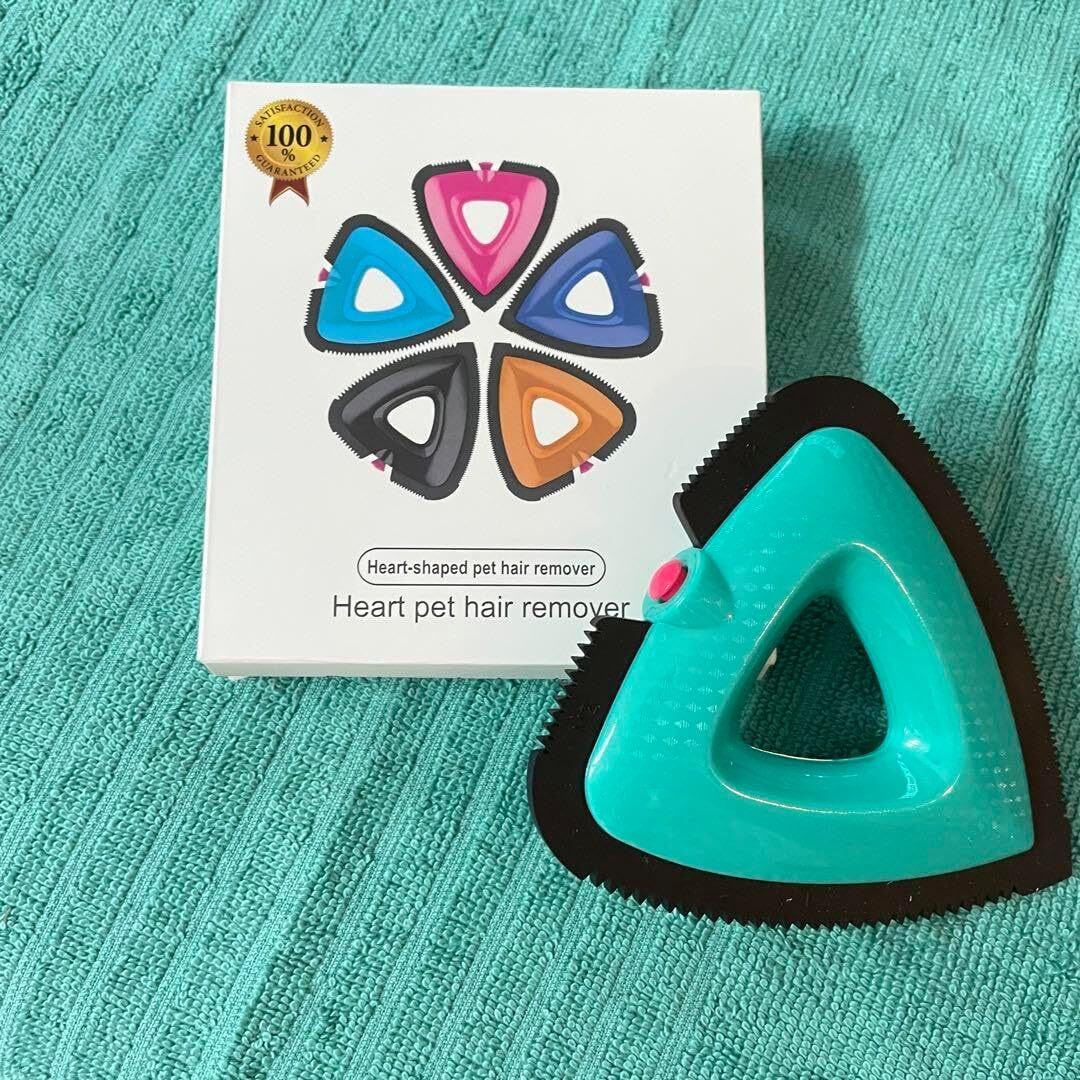 ペット ヘアリムーバー クリーニング ブラシ 毛ブラシ くし グリーン I114拍卖