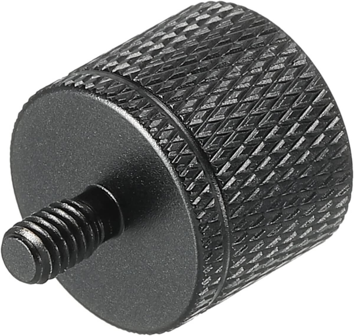 uxcell マイクスタンドアダプター 1/4メス-M4オス カメラネジアダプター マイク三脚スタンド用 ブラック I156拍卖