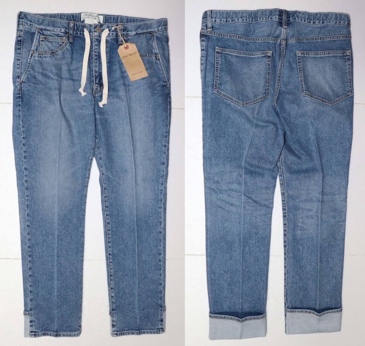 定価22800 新品 本物 REMI RELIEF デニム パンツ XL RN3007SD レミレリーフ 1069拍卖
