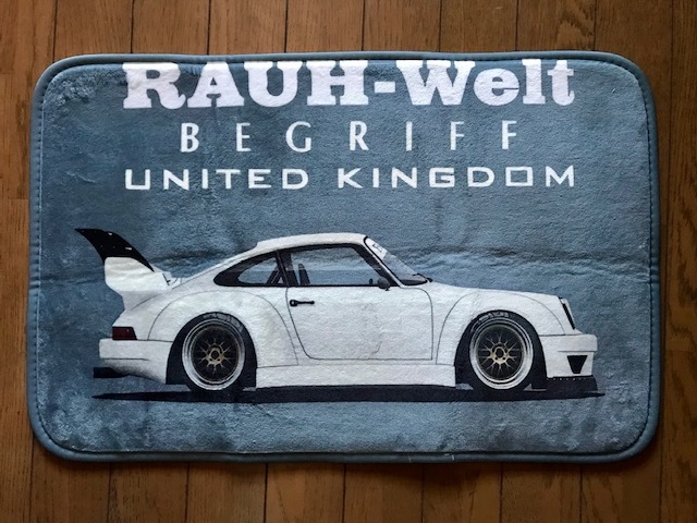 ポルシェ 911 ターボ RAUH-Welt ロゴ!玄関・お部屋マット 誰も持ってない? 934 993 964 930ターボ拍卖