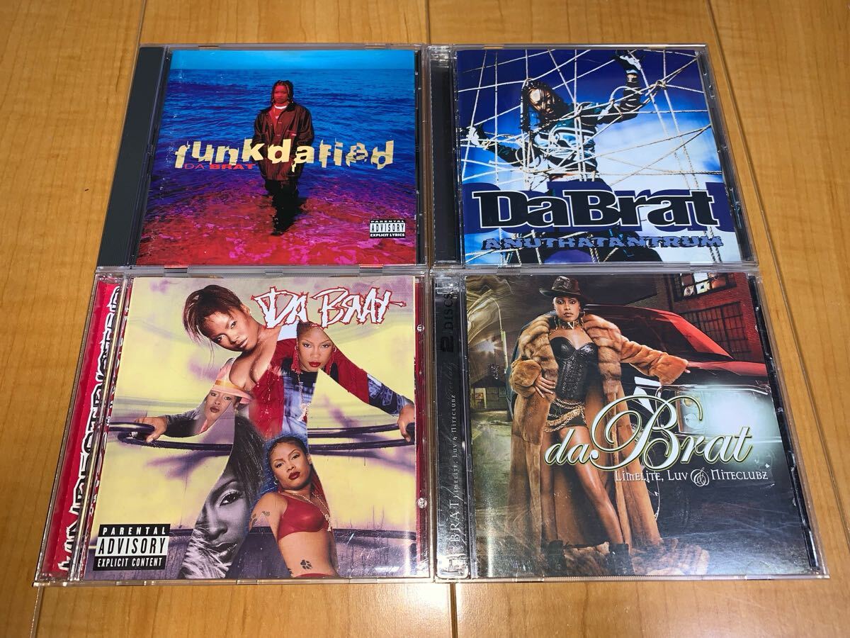 【輸入盤CD】Da Brat アルバム4作品 / ダ・ブラット / Funkdafied / Anuthatantrum / Unrestricted / Limelite, Luv & Niteclubz (CD+DVD)拍卖