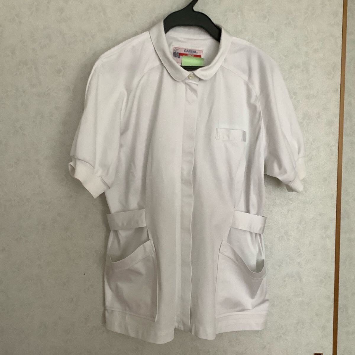 昭和レトロ CAREAL ナガイ ホワイト 白衣 半袖 LL拍卖