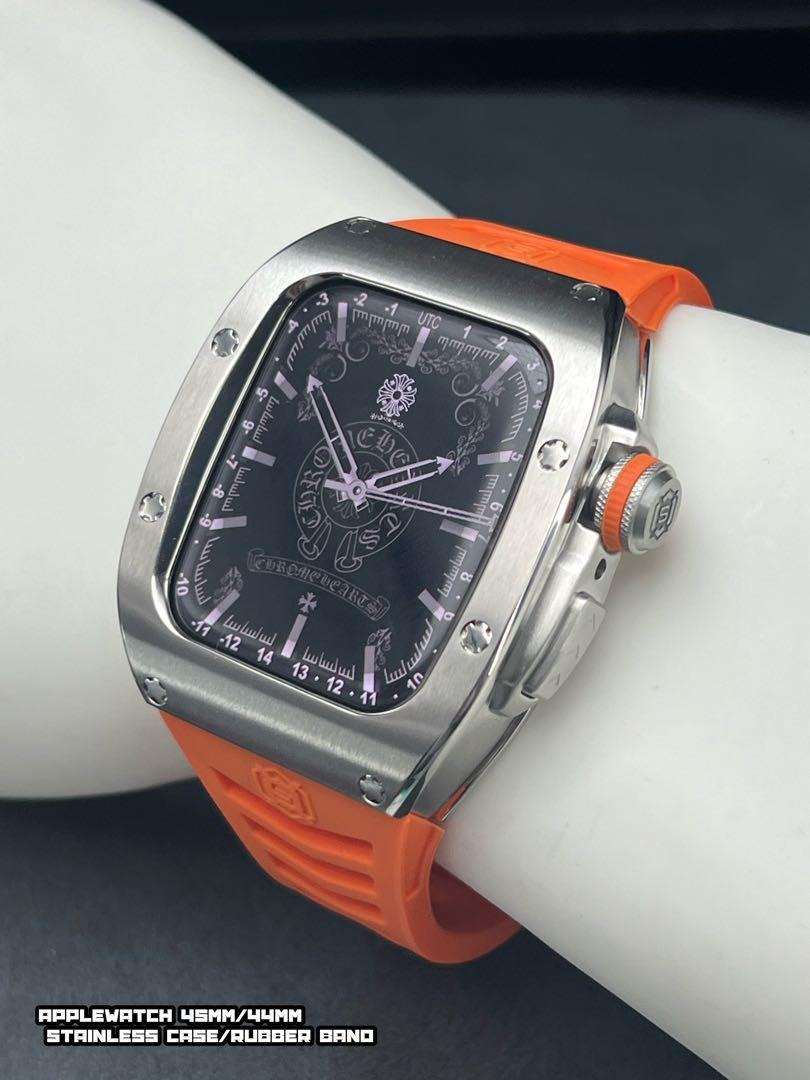 45mm 44mm アップルウォッチ ステンレスケース ベルト シリーズ456789 SE applewatch拍卖