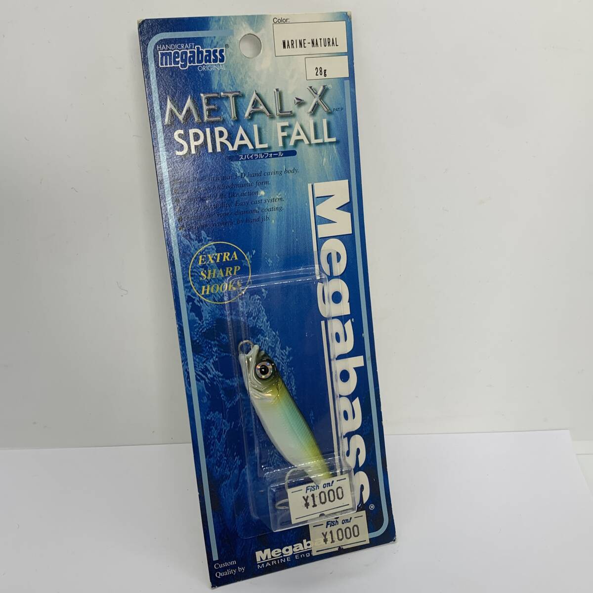 I-90142 メガバス MEGABASS メタルX スパイラルフォール 28g拍卖