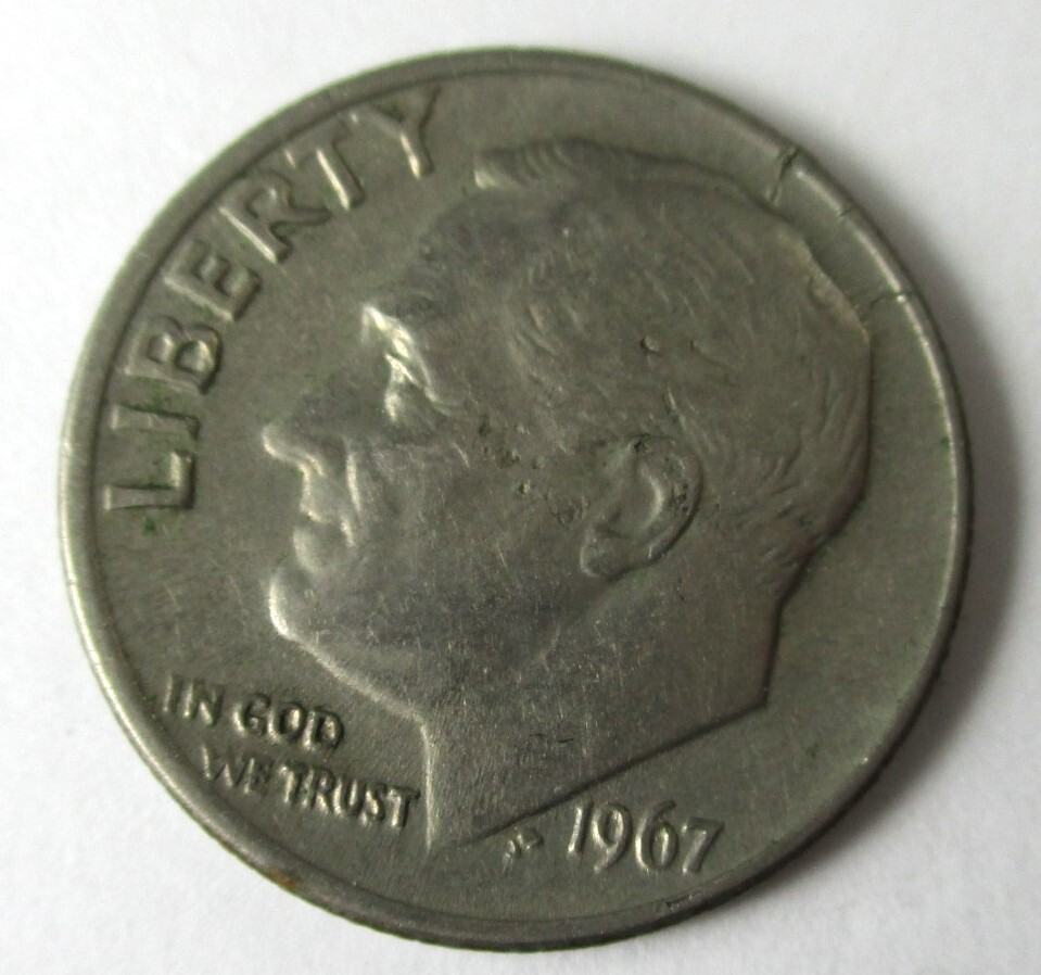 M-922 アメリカ 10セント硬貨 コイン 1967拍卖