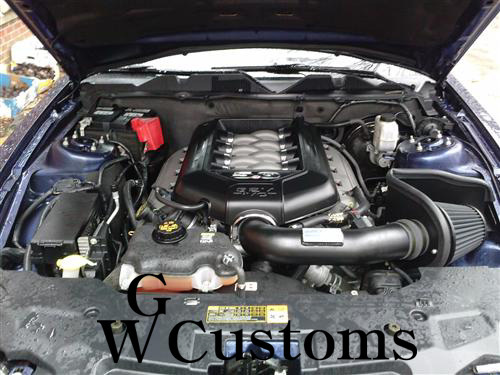 2011-14 フォード マスタング GT 5.0L V8 K&N コールドエアーインテーク フィルターエアークリーナー吸気馬力アップ エアロ マフラ-拍卖