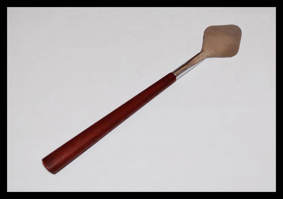 ▲楠廸庵▲桑柄水屋茶杓 茶道具拍卖