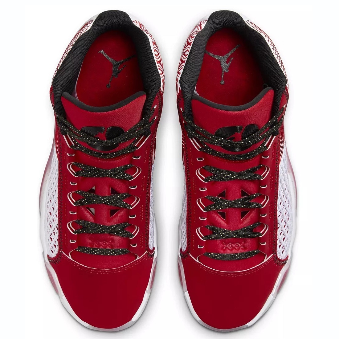 ■ナイキ エア ジョーダン 38 PF ホワイト/ブラック/ユニバーシティレッド 新品 24.0cm US6 NIKE AIR JORDAN XXXVIII PF DZ3355-100拍卖