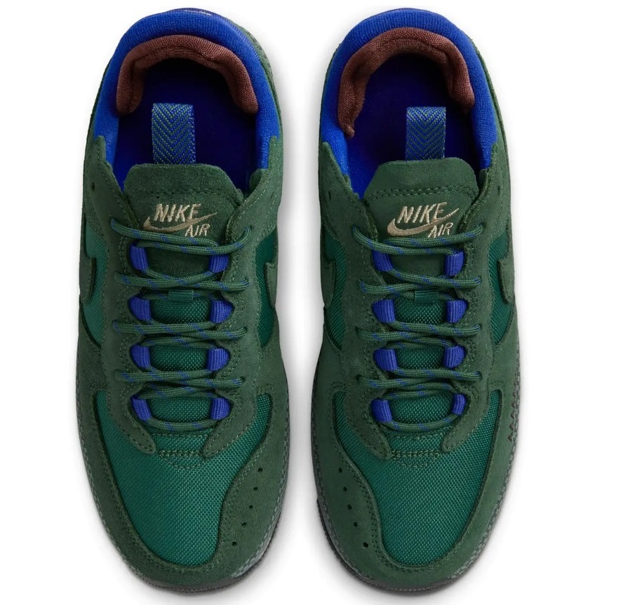 ■ ナイキ ウィメンズ エア フォース 1 ワイルド ファー/アース/ロイヤルブルー 新品 27.0cm US10 NIKE W AIR FORCE 1 WILD FB2348-300拍卖