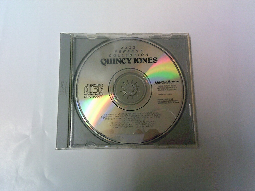 PC267★中古CD QUINCY JONES クインシー・ジョーンズ JAZZ PERFECT COLLECTION 研磨・クリーニング済拍卖