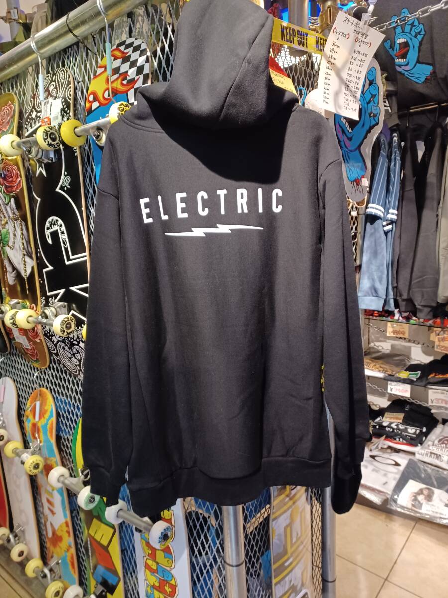 新品 25 ELECTRIC エレクトリック UNDERVOLT HOOD Mサイズ - BLACK パーカー 正規品 拍卖