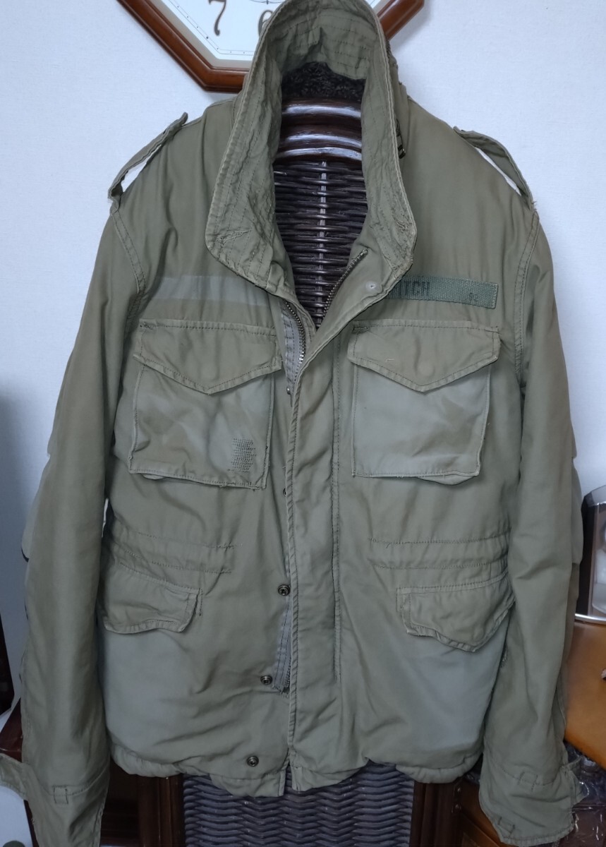 アバクロンビー防寒ジャケット Мサイズ香港メイド 中古 ミリタリージャケット拍卖