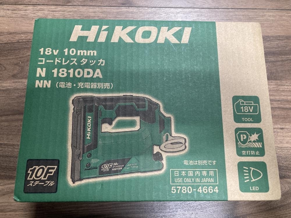008●未使用品・即決価格●HiKOKI コードレスタッカ N1810DA(NN)拍卖