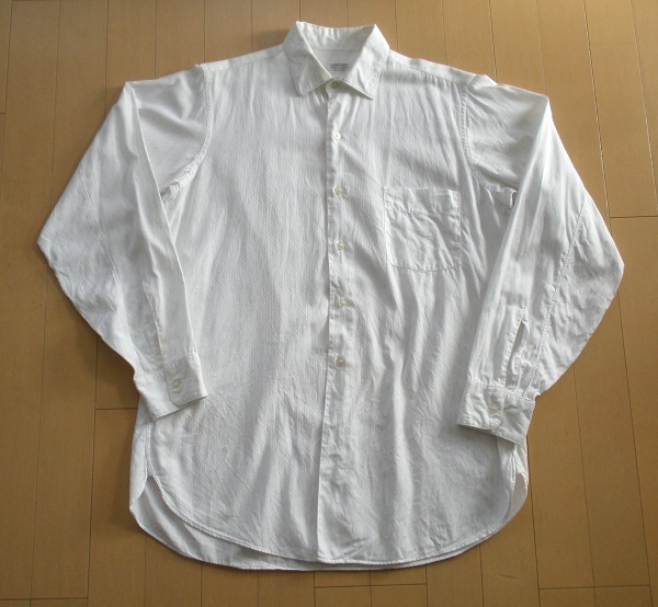 M【50's/コットンシャツ】Arrow アロー ヴィンテージ マチ付き 白 ドレスシャツ 米国 アメリカ 50年代 古着拍卖