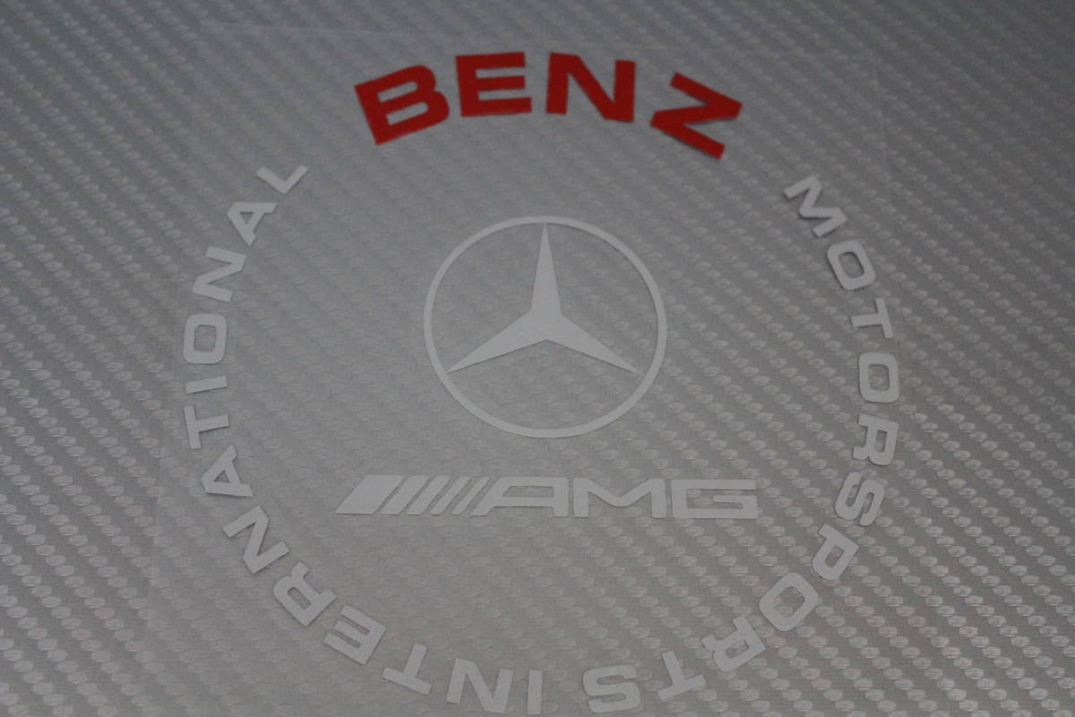 ベンツ ////AMG  反射ステッカー シルバー  燃料タンクふたに拍卖