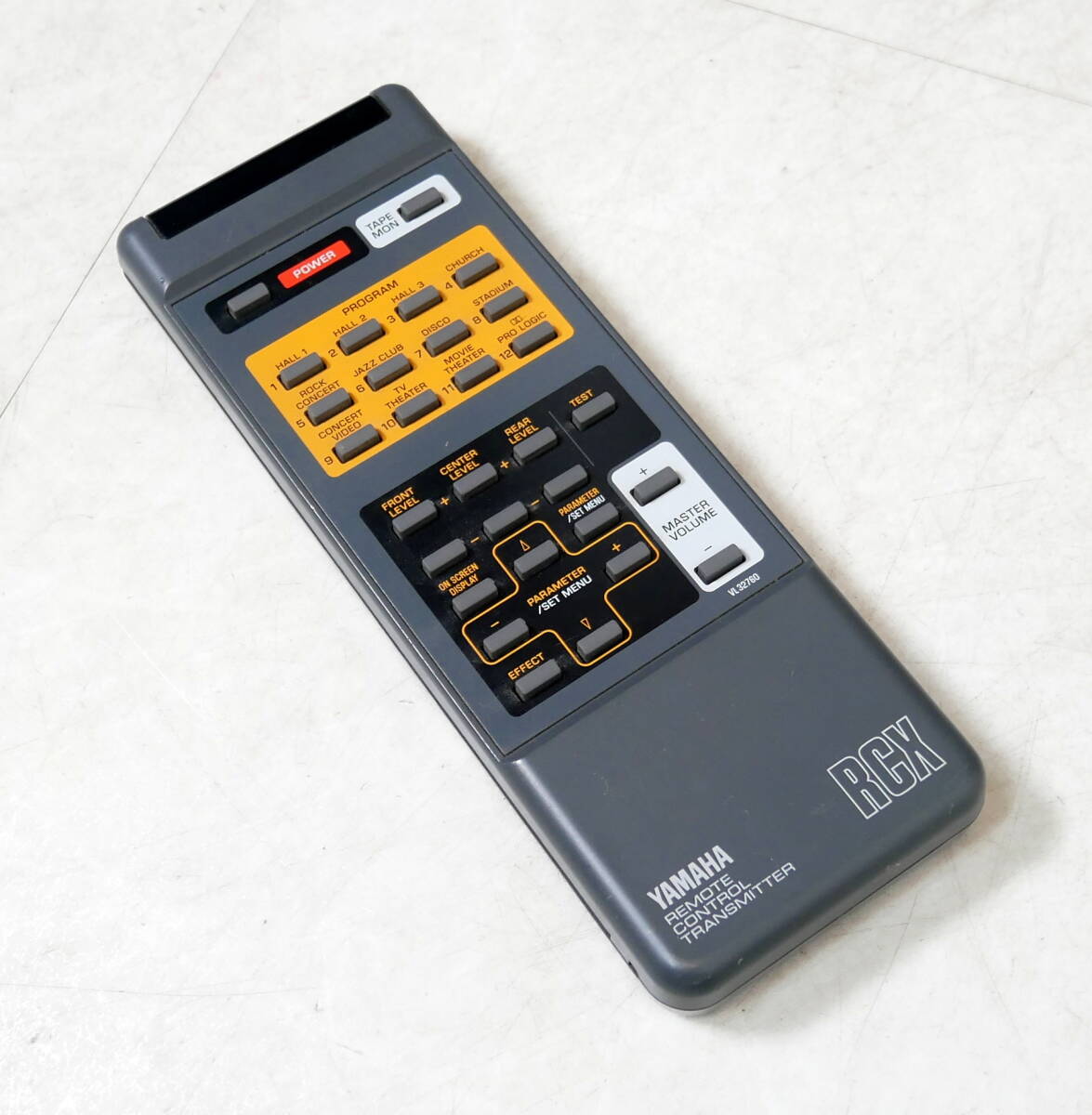 ▼送料210円(R703-H7) ジャンク品 YAMAHA ヤマハ VL32760 オーディオリモコン 赤外線動作不可拍卖