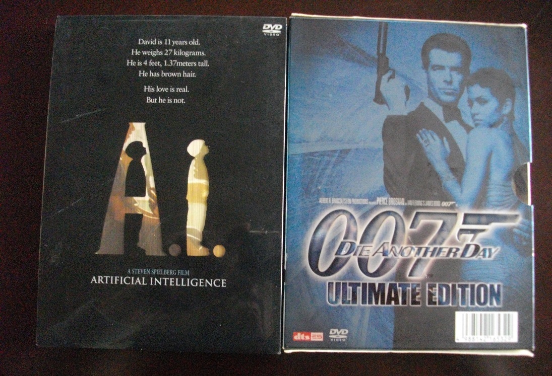「A.I.」「007 ダイ・アナザー・デイ」「007 カジノロワイヤル」「M:i-2」 中古DVD4本組  送料無料 231拍卖