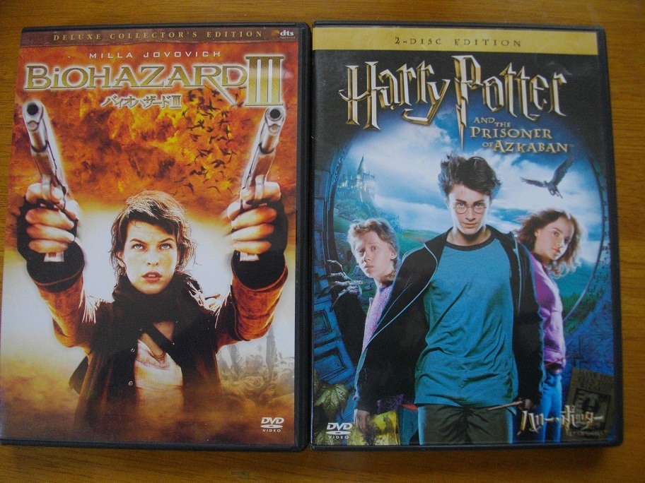 「バイオハザードⅢ」「ハリーポッターとアズカバンの囚人」「太平洋作戦」「ミッションインポッシブル」中古DVD4本組  送料無料 173拍卖