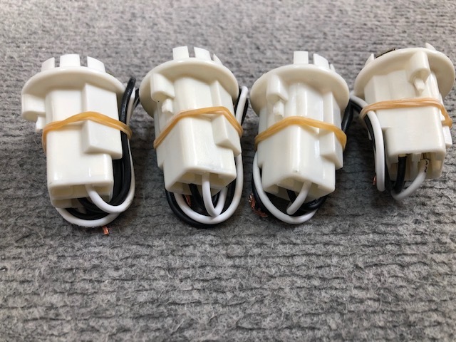 インパラ テールランプソケット 4個セット ブレーキランプ ダブル球 ベルエア カプリス拍卖