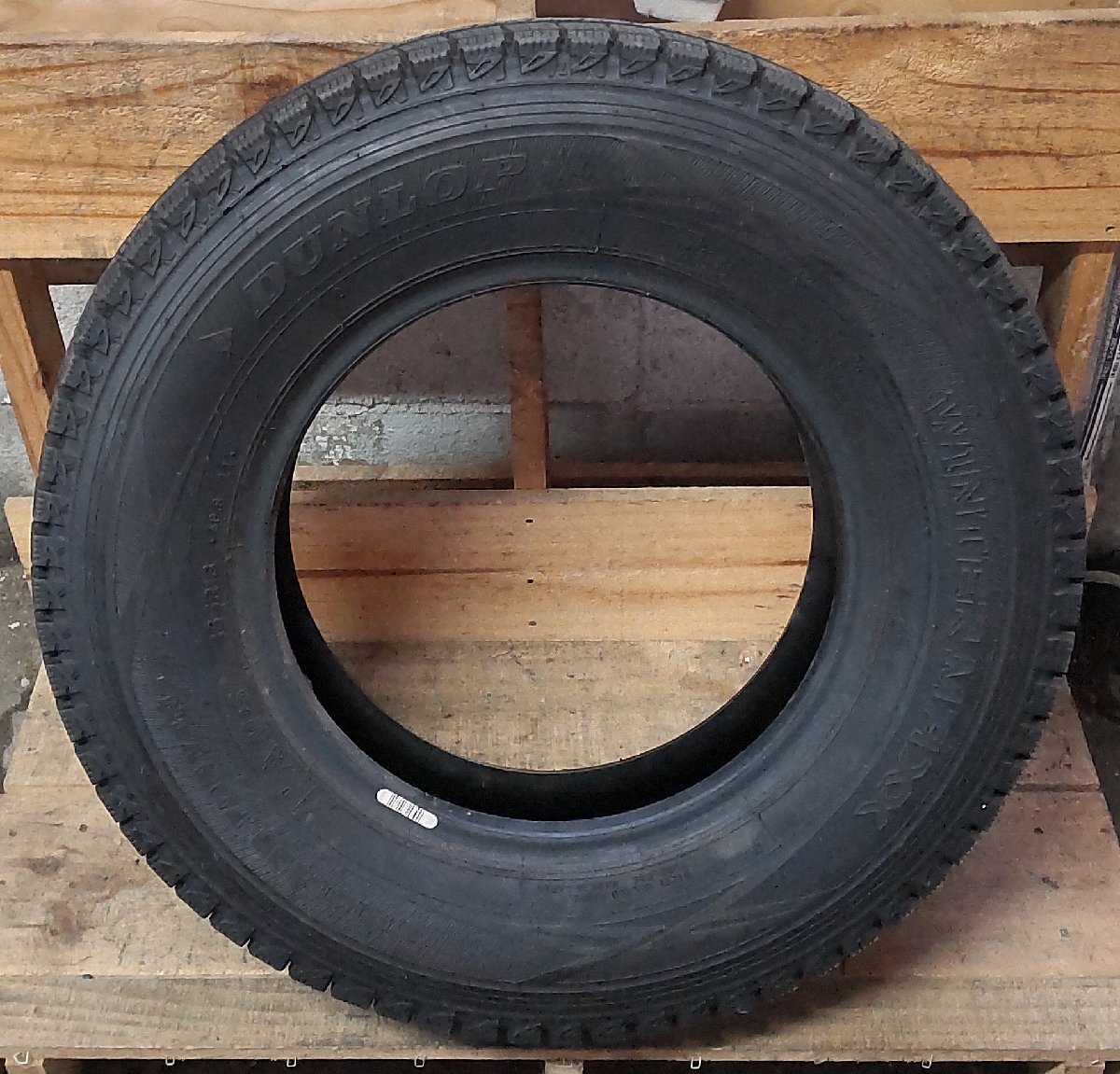 スタッドレス タイヤ 1本 2018年製 165R13 6P.R. LT DUNLOP WINTER MAXX SV01 10.0 中古拍卖