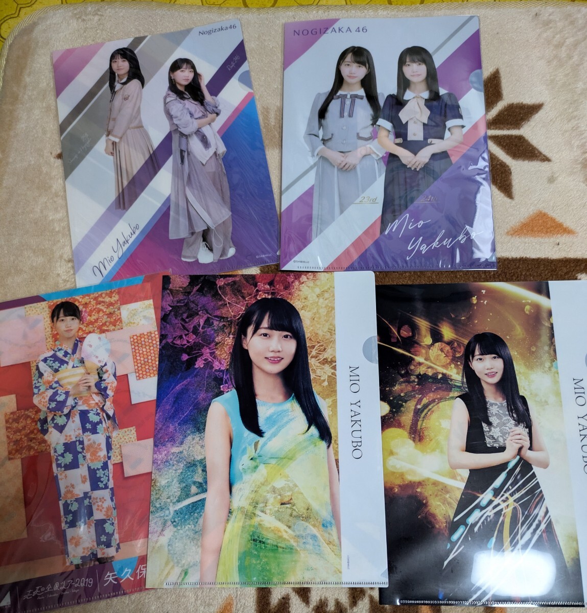 乃木坂46 矢久保美緒 クリアファイル5枚セットセット拍卖