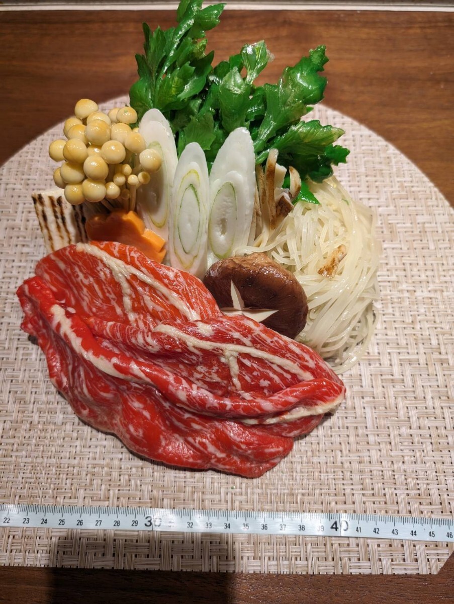 【まいづる食品サンプル】すき焼き D-22拍卖