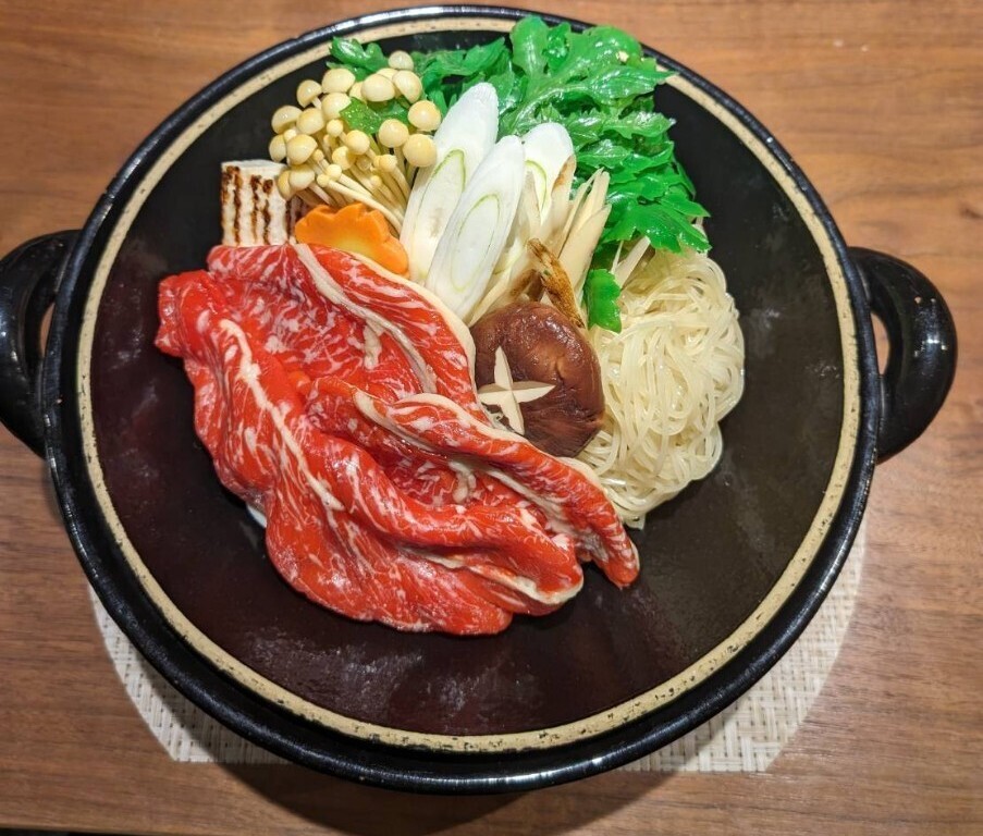 【まいづる食品サンプル】すき焼き D-21拍卖