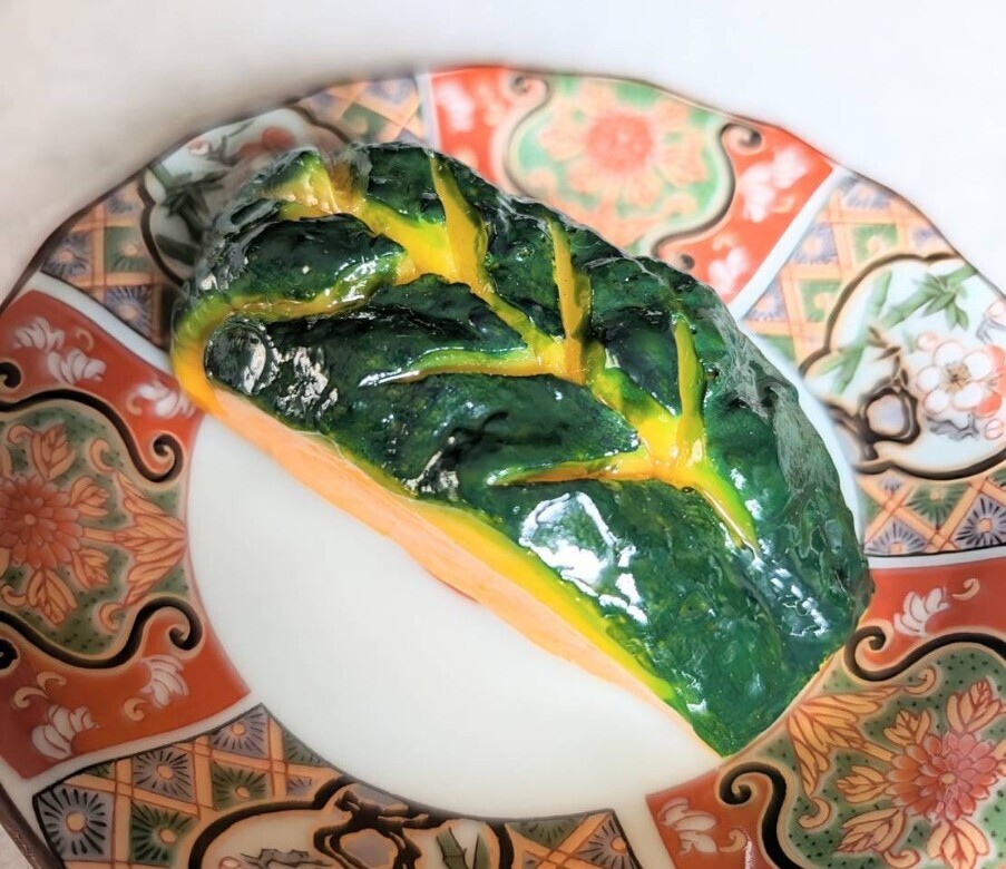 【まいづる食品サンプル】かぼちゃ 飾り切り D-59拍卖