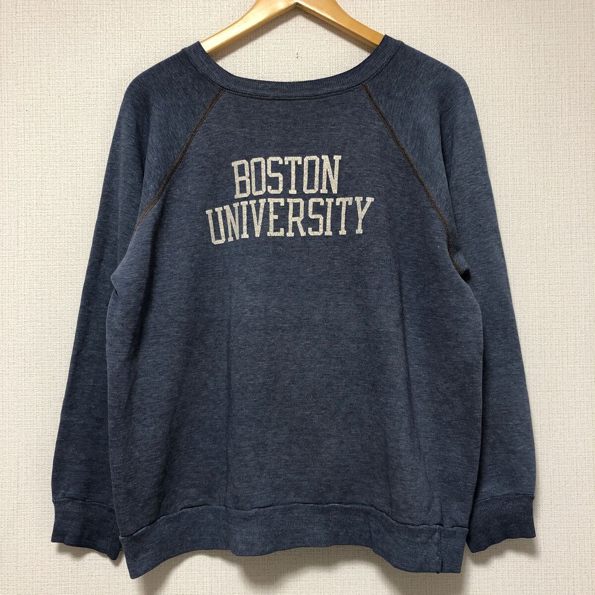 (k) 80s 80年代 champion チャンピオン トレーナー スウェット 長袖 ブルー 青 サイズXL USA製 拍卖