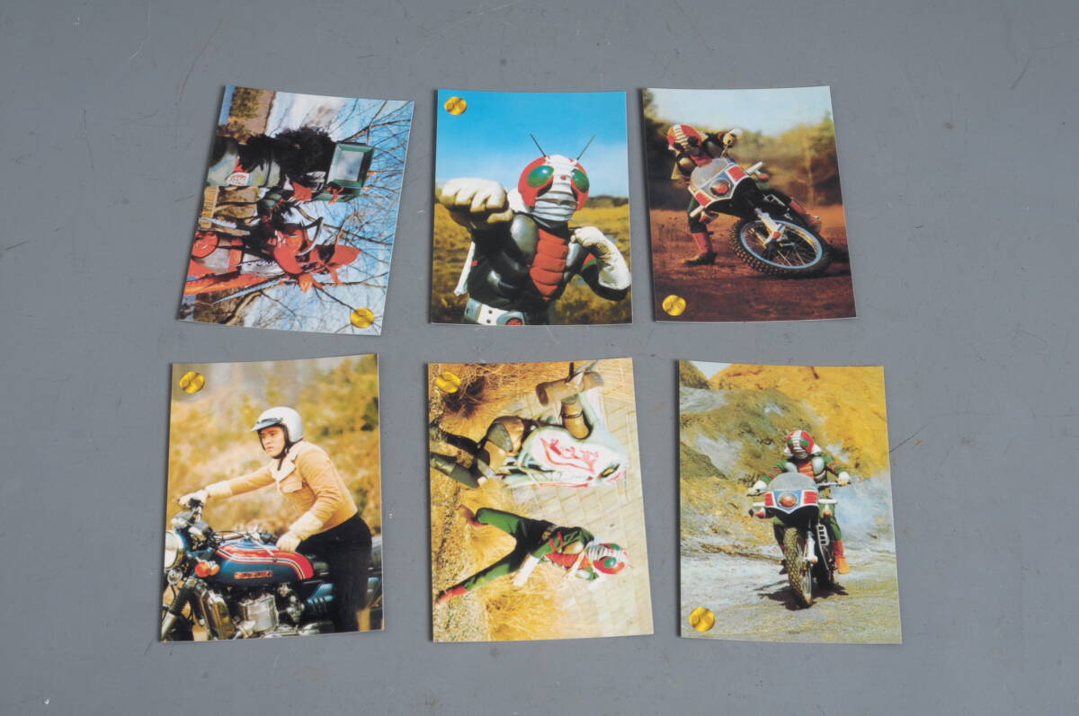 カルビー 仮面ライダーV3チップスカード 復刻版 6種 D22、23、25、26、28、29拍卖