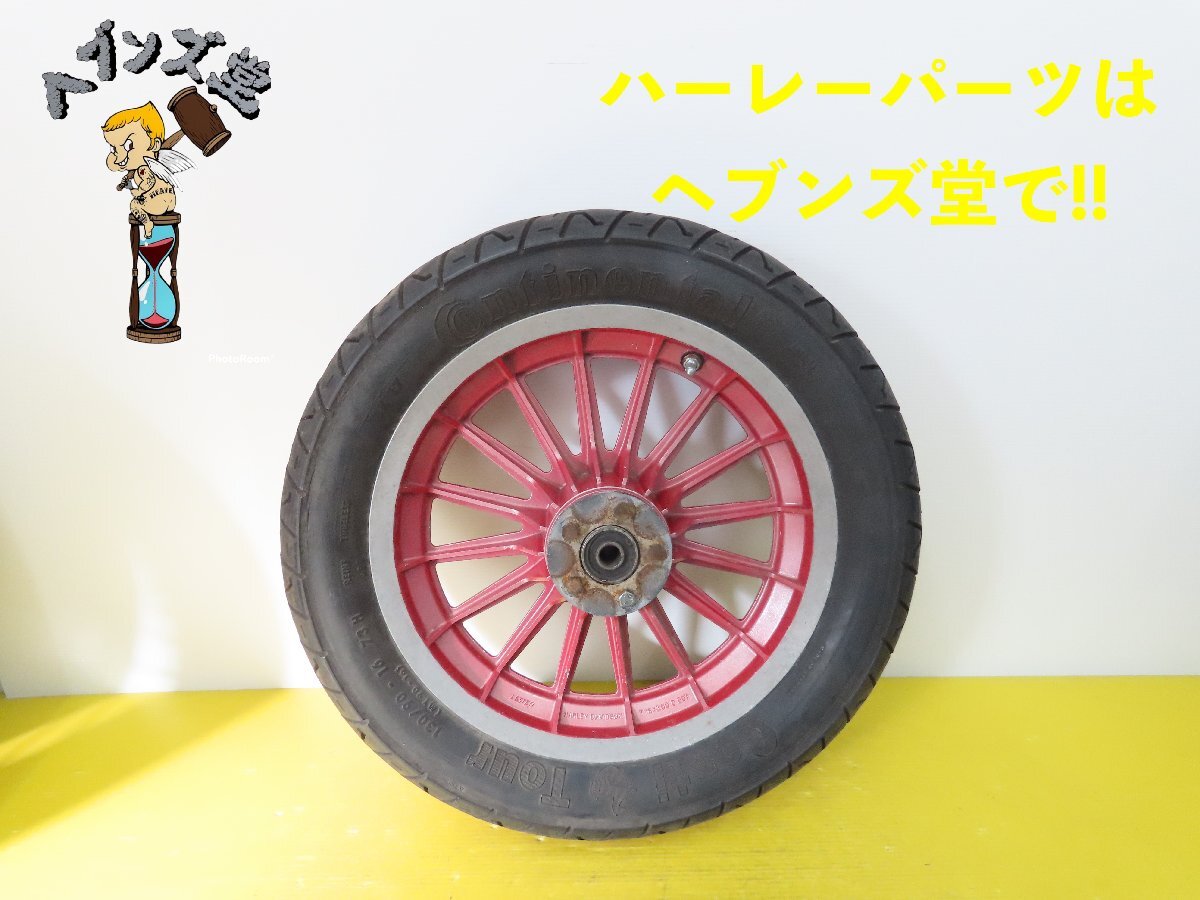 A250277J レスター製16本リアキャストホイール 73-84年FX.FLH.パン.ハーレー.HARLEY拍卖