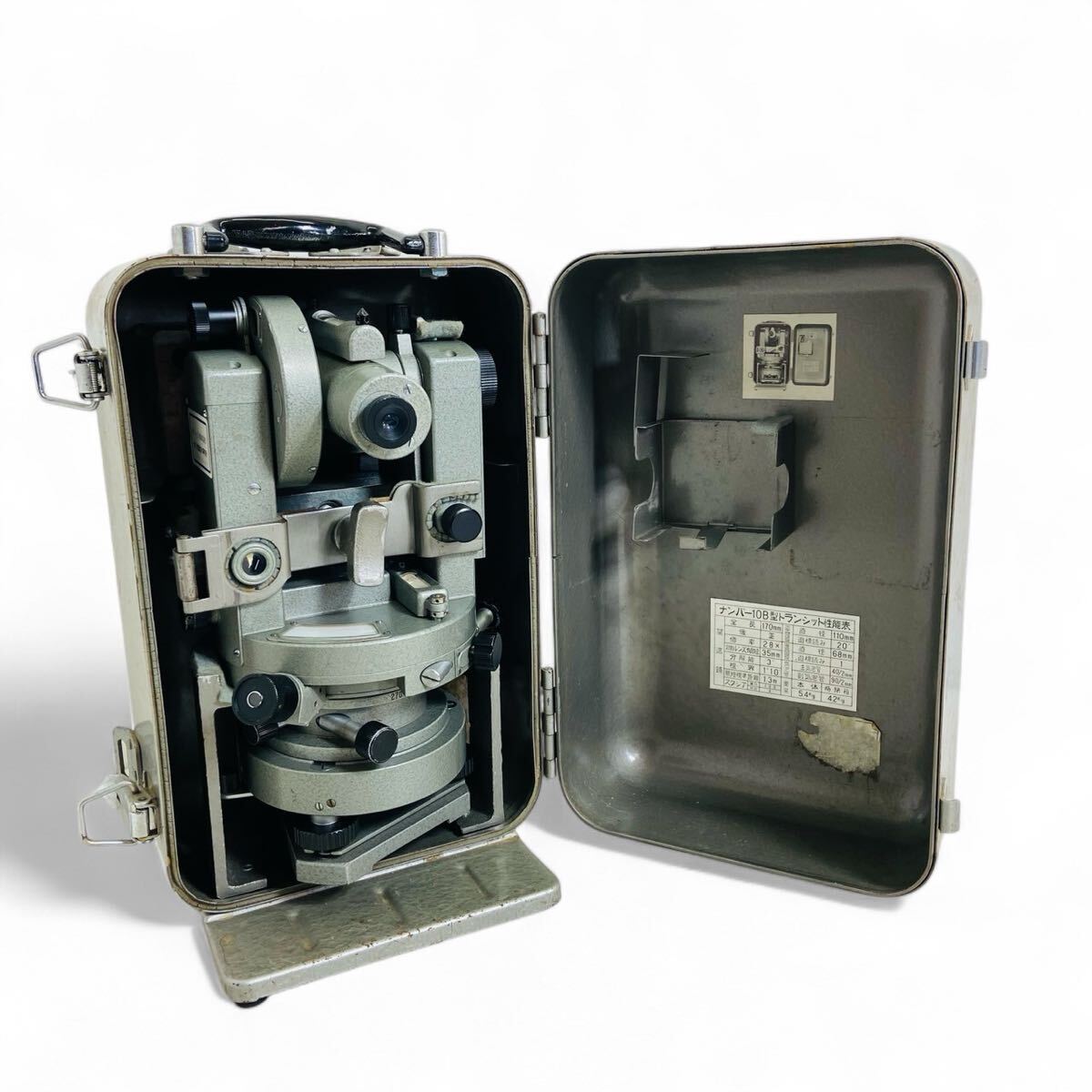 ★☆SOKKISHA 測機舎 セオドライトNO10T ナンバー10B型 測量器 測定器 現状品 L☆★拍卖