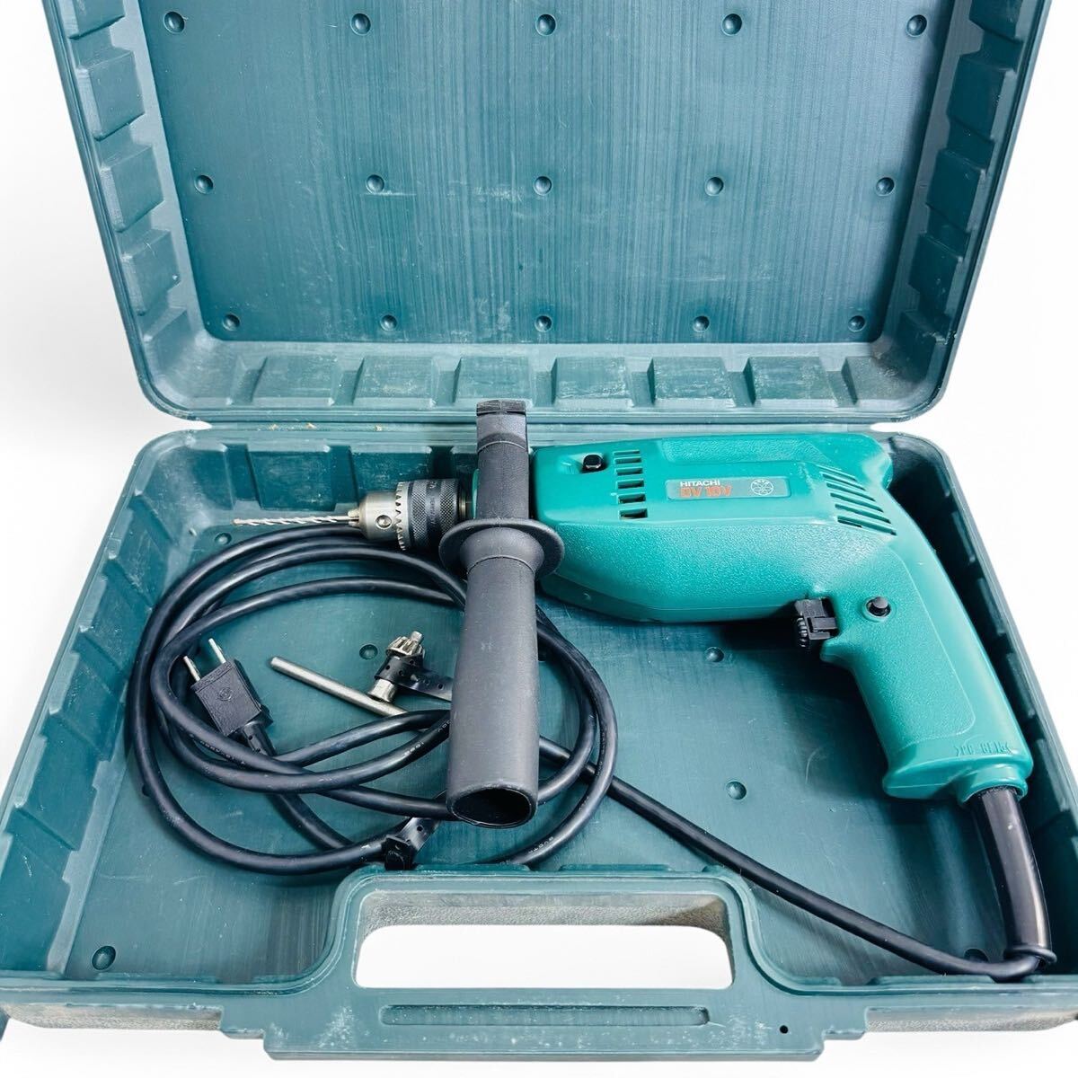 ★☆日立 HITACHI 10mm 振動ドリル DV10V 電気工具 電動工具 道具 工具 動作確認済み C☆★拍卖